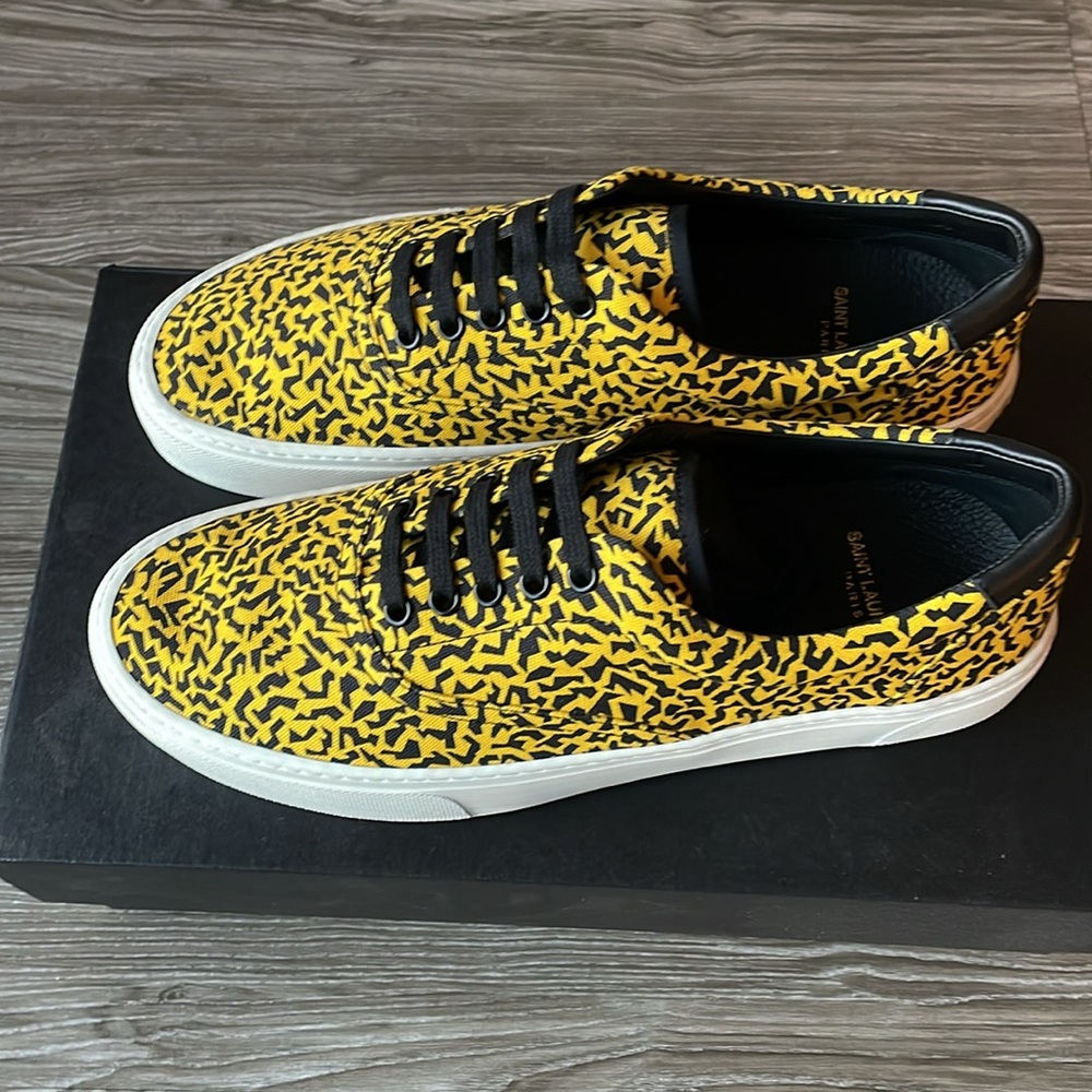 YSL Saint Laurent Venice Lace Up Sn - Picture 3 of 7
